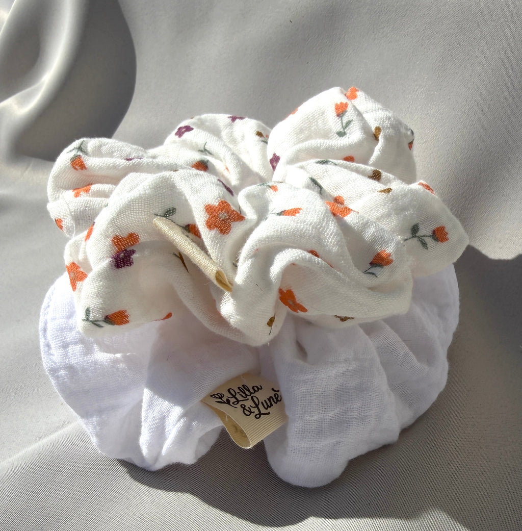 Little Flower Cloud Scrunchie Set